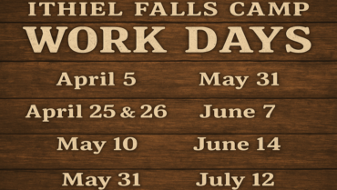 Ithiel Falls Work Day Schedule