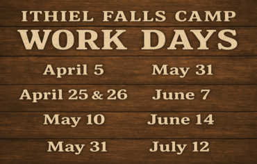 Ithiel Falls Work Day Schedule